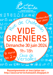 Vide greniers du quai de Versailles et de la rue de Chateaulin - COMPLET