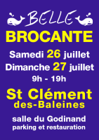 Belle brocante de Saint Clément des Baleines