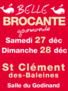 Belle brocante gourmande de Saint Clément des Baleines