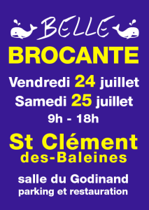 Belle brocante de Saint Clément des Baleines