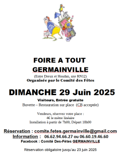Vide grenier de Germainville