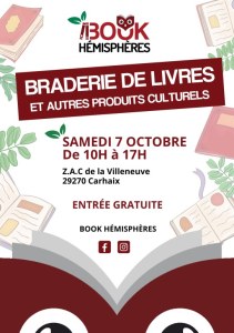 Braderie de livres et produits culturels