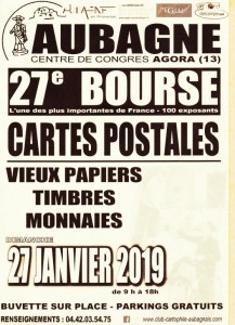 27ème BOURSE CARTES POSTALES, VIEUX PAPIERS, TIMBRES, MONNAIES