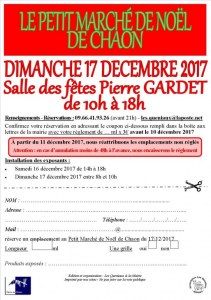 Le petit marché de Noël de Chaon