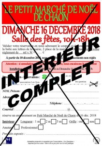 Le petit marché de noël de chaon