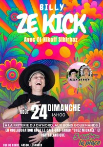 Brocante/vide grenier repas concert "Cochon grille" et concert de Billy Ze Kick