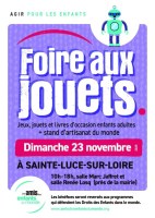 GRANDE FOIRE AUX JOUETS, JEUX, LIVRES... SOLIDAIRE