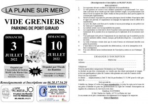 VIDE GRENIERS PORT GIRAUD