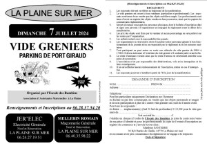 VIDE GRENIERS PORT GIRAUD