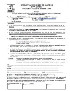 34ème brocante, vide-greniers