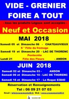 Foire à tout - Vide-grenier - Brocante