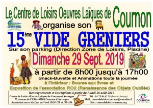 15eme Vide Grenier du Centre de Loisirs Oeuvres Laïques