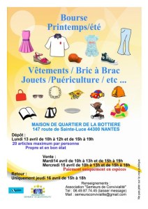 Bourse printemps/été