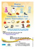 Bourse printemps/été