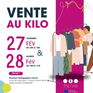 Vente au kilo de vêtements et chaussures