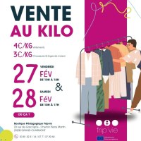Vente au kilo de vêtements et chaussures