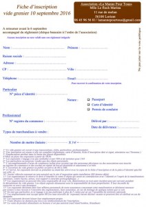 56 : 2ème Vide-greniers - LORIENT