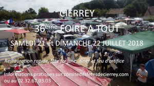 36ème Foire à tout de Cierrey