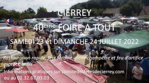 40ème Foire à tout de Cierrey