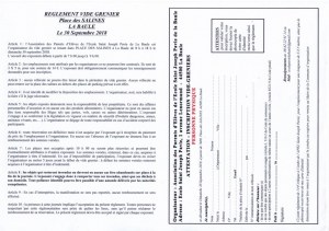 VIDE GRENIERS LA BAULE place des Salines