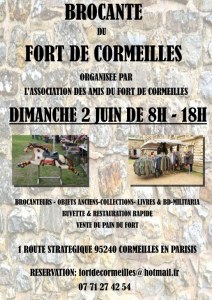 BELLE BROCANTE AU FORT DE CORMEILLES EN PARISIS