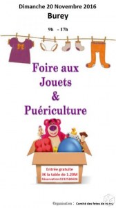 Foire aux jouets et à la puériculture à Burey