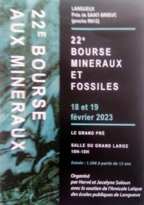 22ème Bourse exposition de minéraux, bijoux et fossiles, trésors de la terre