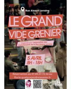 1er Vide Grenier de la Rue Alsace Lorraine