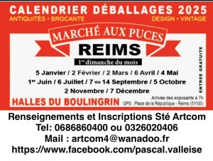 MARCHÉ AUX PUCES DE REIMS HALLE BOULINGRIN