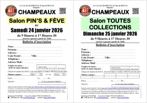 Salon du Pin’s & Fève le 24/01/2026 à CHAMPEAUX (77)