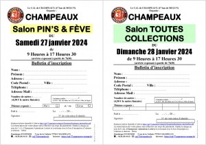 Salon du Pin’s & Fève le 27/01/2024 à CHAMPEAUX (77)
