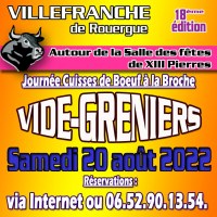 VIDE-GRENIERS – BŒUF A LA BROCHE