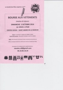 Bourse aux vêtements