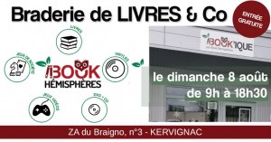 Braderie de livres et produits culturels