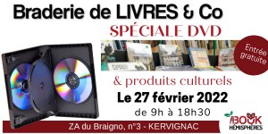 Braderie de livres et produits culturels