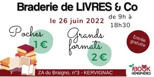 Braderie de livres et produits culturels