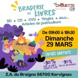 Braderie de livres et de produits culturels d'occasion