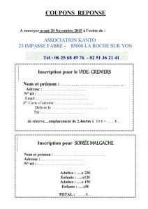 Vide grenier et soirée malgache