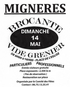 22eme Brocante Vide-Greniers - MIGNERES