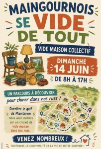 Vide grenier collectif -Maingournois se vide de tout