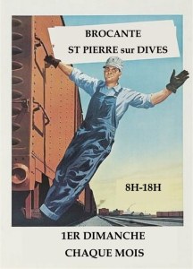 Marché mensuel d'Antiquités-Brocante de St PIERRE en AUGE