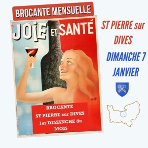 Marché à la Brocante mensuel de St Pierres sur Dives