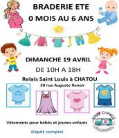 Braderie printemps été spéciale bébés et jeunes enfants