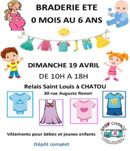 Braderie printemps été spéciale bébés et jeunes enfants