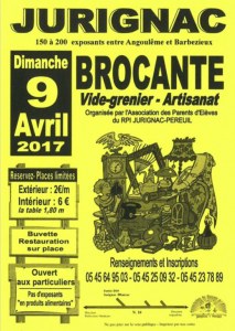 Brocante Dimanche 09 avril 2017