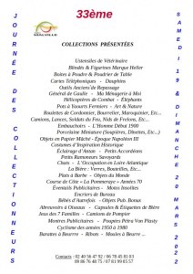 33ème JOURNÉE des COLLECTIONNEURS