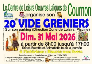 20e Vide Greniers du Centre de Loisirs