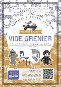 Vide grenier de l'école Diwan 2 octobre 2022