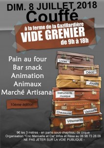Vide grenier à la Ferme de la Gazillardière Couffé