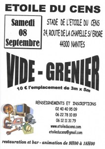 Vide Grenier Etoile du Cens